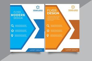 Modern Flat Brochure Layout design template. Annual Report Flyer Leaflet cover Presentation Modern background. vector