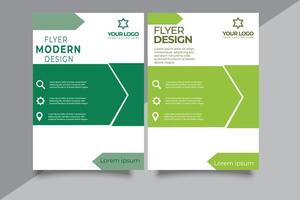 Greenery Brochure Layout design template. Annual Report Flyer Leaflet cover Presentation Modern background. vector