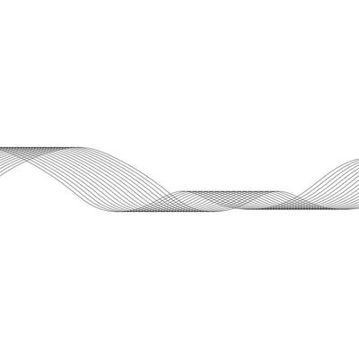 Undulate gray wave swirl
