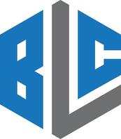 BLC LetterInitial Logo Design Illustration. BLC elegant and Professional icon design vector