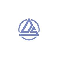 OS Letter monogram Initial Logo Design Template Illustration. OS elegant and Professional icon design vector