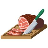 meat icon raw beef steak isolated illustration on white background vector