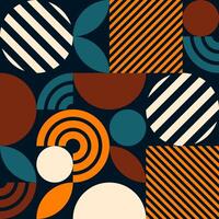 modern pattern design with geometric shapes vector