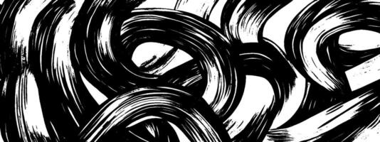 Vintage woodcut texture illustration depicting chaotic swirling patterns and lines vector