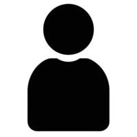 User Icon Graphic Person Symbol Profile Avatar Simple Flat Design vector