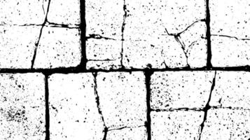 Grunge brick wall background with rough distressed texture. Vintage crackled stone and concrete effect with dusty overlays for aged retro and urban designs vector