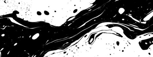 Vintage woodcut illustration displaying marble-like texture with flowing black and white patterns vector