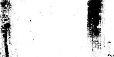 Weathered Rough Pattern on White Paper with Black Distress Marks and Texture vector