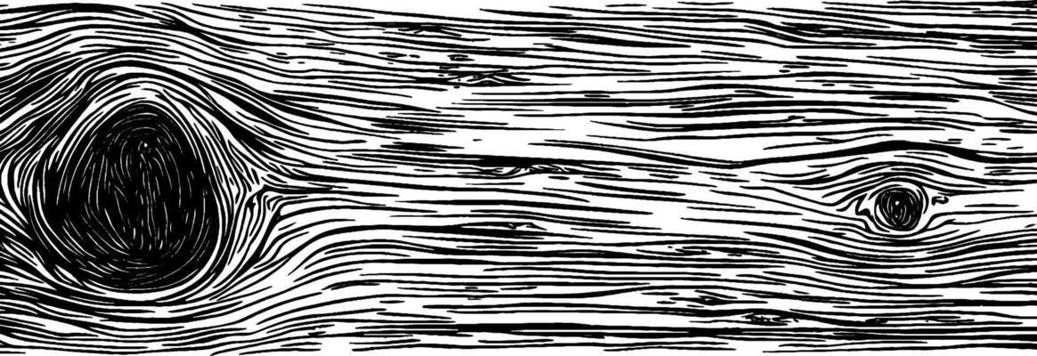 Vintage woodcut illustration showcasing the texture of wooden surfaces and grains