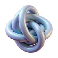 impressive rustic Abstract Loops and Knots Isolated on Transparent Background detailed png