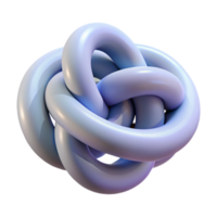 dramático tradicional abstrato rotações e nós isolado em transparente fundo exclusivo png