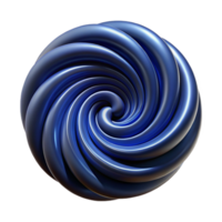 dramatic vintage Abstract Swirl Pattern Dark Blue Isolated high resolution png