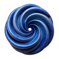 beautiful classic Abstract Swirl Pattern Dark Blue Isolated genuine png