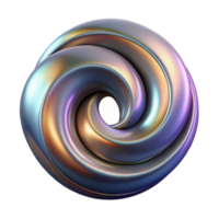 beautiful creative Abstract Titanium Swirl Isolated on White high resolution png