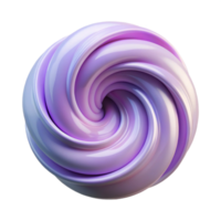 extraordinary classic Abstract Vortex Isolated with Soft Pink Hues Transparent Background premium png