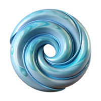 dramatic modern Abstract Water Swirl Cutout Isolated on Transparent Background authentic png