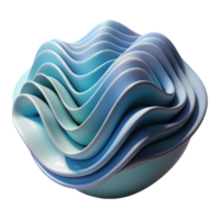 stunning rustic Abstract Waves Creating Depth Illusion Transparent genuine png