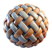wonderful contemporary Abstract Weaving Fragment Isolated on Transparent Background high quality png