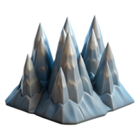 wonderful minimalist Aeropex Ascenders Jagged Peaks with Transparent Background genuine png