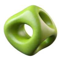 Maravilhoso rústico algorítmico haste Cortar fora transparente fundo chartreuse suave superfície detalhado png