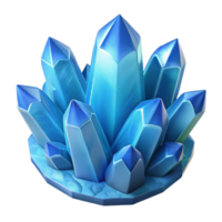 vibrant traditional Arctic Crystal Cluster Transparent Background Low Angle View high resolution png