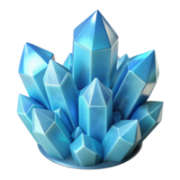 stunning rustic Arctic Crystal Cluster Transparent Background Low Angle View high resolution png