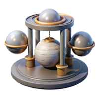 vibrant minimalist Artificial Gravity System Illustration Isolated original png