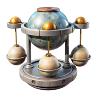 extraordinary contemporary Artificial Gravity System Illustration Isolated high quality png