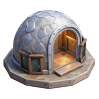 impressive artistic Artificial Habitat Cutout Enclosed Space Isolated Element original png