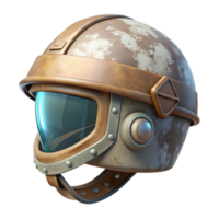 dramatic minimalist Astral Architect Helmet Transparent Background with Visor Down exclusive png