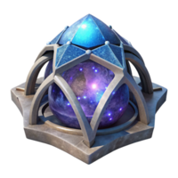 elegant creative Astral Architect Cutout Illuminated Structure Transparent Background high quality png