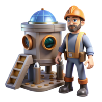 impressive modern Astral Engineer Cutout Building Space Station Element high resolution png