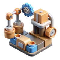 dramatic contemporary Automated Assembly Cutout Modular Components Isolated Element exclusive png