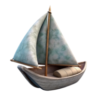 elegant rustic Billowing Sail Cutout White Canvas Isolated Element authentic png