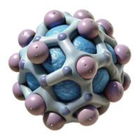 vibrant abstract Bio Engineered Material Isolated Cellular Structure Transparent Background original png