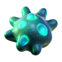 impressive artistic Bioluminescent Algae Transparent Background Isolated Element original png