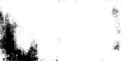 Scanned Page Overlay with Rough White Pattern and Distressed Paper Texture. vector