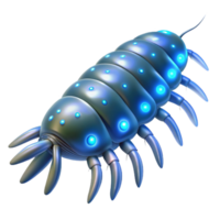 serene modern Bioluminescent Krill Swarm Isolated Transparent Background exclusive png