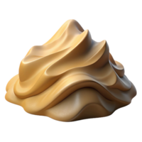 vibrant rustic Blowing Sand Dune Cutout Desert Texture Isolated original png