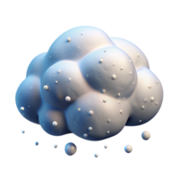 vibrant modern Blowing Snow in Zephyr Zone Isolated with Realistic Texture detailed png