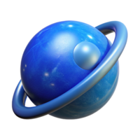 serene traditional Blue Orb in Constant Orbit Cutout high resolution png