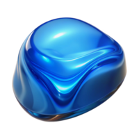 magnificent abstract Blue Warped Glass Surface Reflection Transparent Background exclusive png