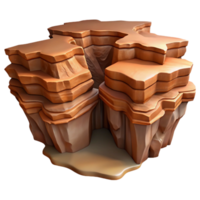 impressive abstract Canyon Shadows Isolated Glimmering Gorge Transparent Background authentic png