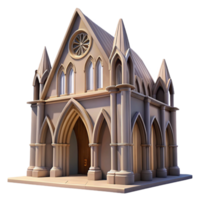 vibrant abstract Cathedral Apse Isolated Soft Lighting Transparent Background authentic png