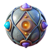 serene artistic Chakra System Cutout with Glowing Orbs original png