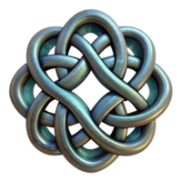 serene creative Celtic Stained Glass Knot Isolated Element high resolution png