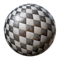 magnificent classic Checkerboard Pattern Depth Illusion Transparent Background high quality png