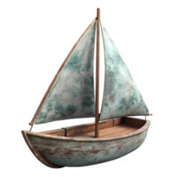 elegant rustic Classic Sailboat Silhouette Cutout with Transparent Background png