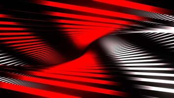 Red and White Abstract Moving Lines Background VJ Loop in 4K video