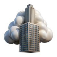 wonderful abstract Cloud Piercing Skyscraper Isolated Low Angle View genuine png